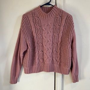 Lucky Brand Soft Pink Sweater (Size M)